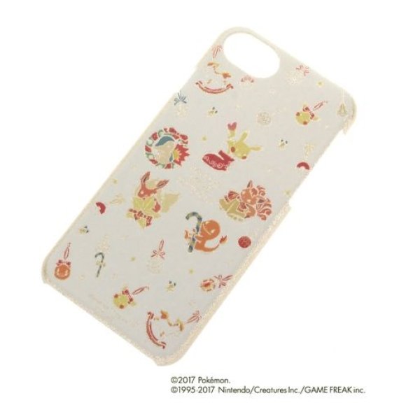 Photo1: POKEMON LOVE ITS' DEMO Christmas iPhone 7/6s/6 COVER Hard case Pikachu Vulpix (1)