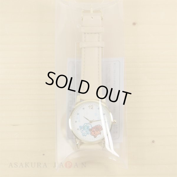 Photo3: POKEMON LOVE ITS' DEMO Winter Wristwatch Leather Belt Alola Vulpix (3)