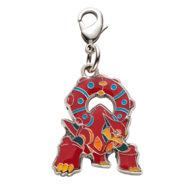 Photo1: Pokemon Center 2016 Metal Charm # 721 Volcanion (1)