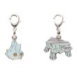 Photo1: Pokemon Center 2014 Metal Charm # 712 713 Bergmite Avalugg (1)