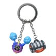 Photo1: Pokemon Center 2017 Cosmog Lillie's Bag Plastic Figure Key chain (1)