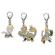 Photo1: Pokemon Center 2017 Metal Charm # 782 783 784 Jangmo-o Hakamo-o Kommo-o (1)