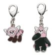 Photo1: Pokemon Center 2017 Metal Charm # 759 760 Stufful Bewear (1)