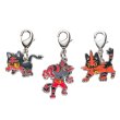 Photo1: Pokemon Center 2017 Metal Charm # 725 726 727 Litten Torracat Incineroar (1)