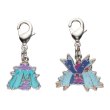 Photo1: Pokemon Center 2017 Metal Charm # 747 748 Mareanie Toxapex (1)