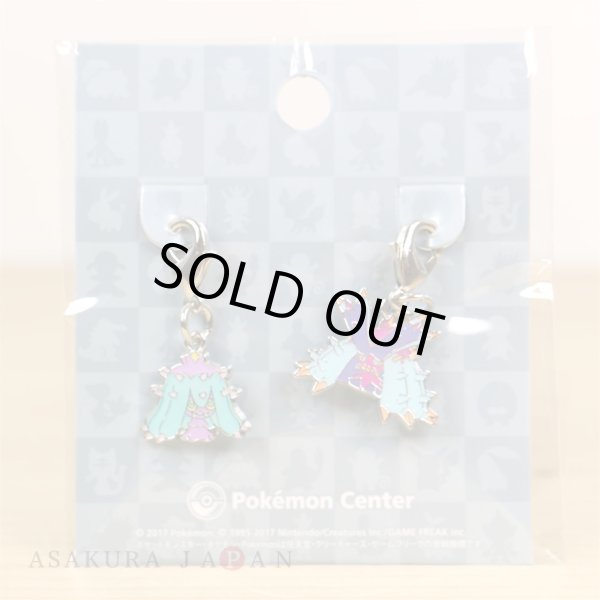 Photo2: Pokemon Center 2017 Metal Charm # 747 748 Mareanie Toxapex (2)