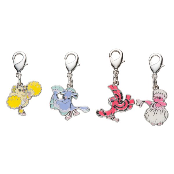 Photo1: Pokemon Center 2017 Metal Charm # 741 Oricorio Baile Pom-Pom Pa'u Sensu (1)