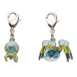 Photo1: Pokemon Center 2017 Metal Charm # 751 752 Dewpider Araquanid (1)