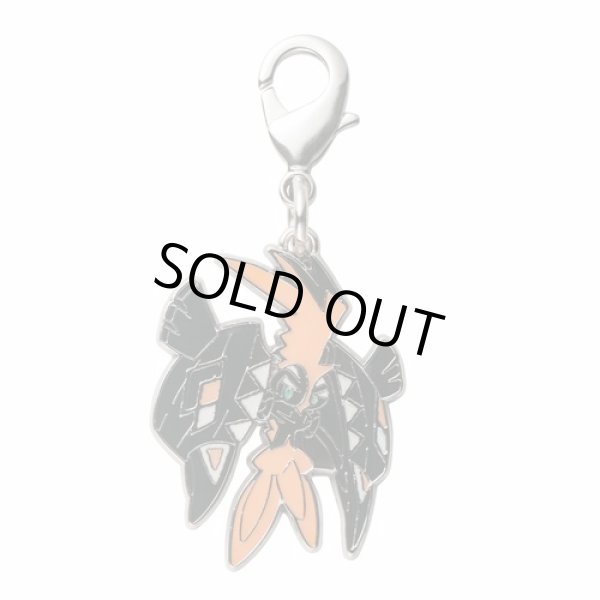 Photo1: Pokemon Center 2017 Metal Charm Black Tapu Koko (1)