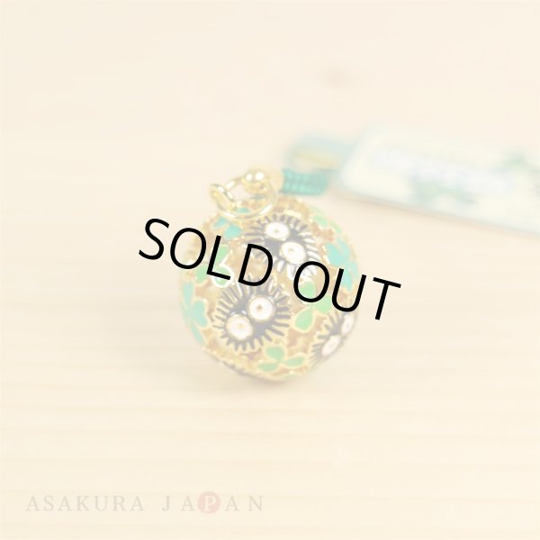 Photo4: Studio Ghibli Bell Charm Strap My Neighbor Totoro Kurosuke Clover (4)