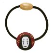 Photo1: Studio Ghibli Hair Accessory band Spirited Away Kaonashi No Face Walnut button (1)