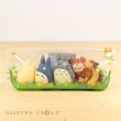 Photo1: Studio Ghibli My Neighbor Totoro Plastic finger puppets with Pouch Case (1)