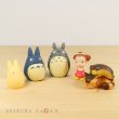 Photo2: Studio Ghibli My Neighbor Totoro Plastic finger puppets with Pouch Case (2)