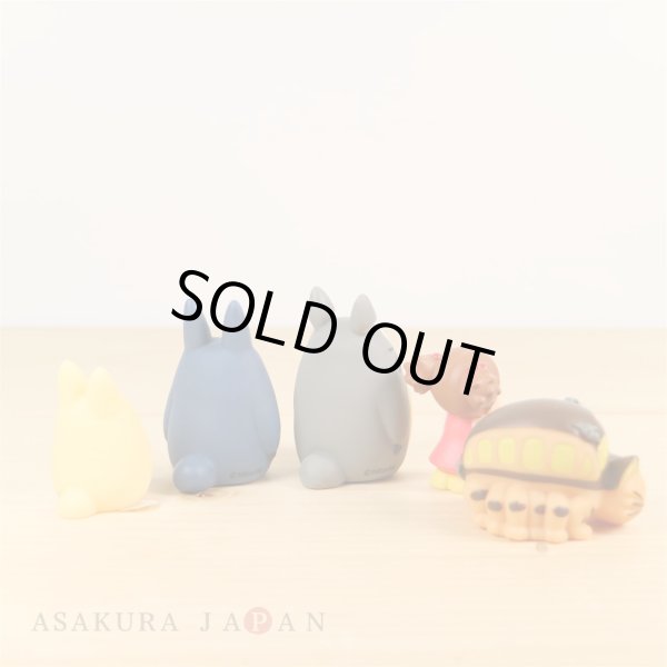 Photo3: Studio Ghibli My Neighbor Totoro Plastic finger puppets with Pouch Case (3)