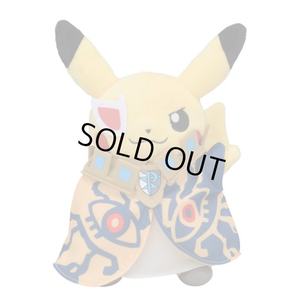 Photo1: Pokemon Center 2018 Rainbow Rocket Campaign Team Plasma Ghetsis Pikachu Plush doll (1)