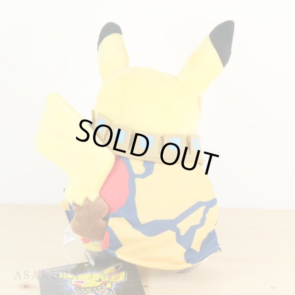 Photo3: Pokemon Center 2018 Rainbow Rocket Campaign Team Plasma Ghetsis Pikachu Plush doll (3)