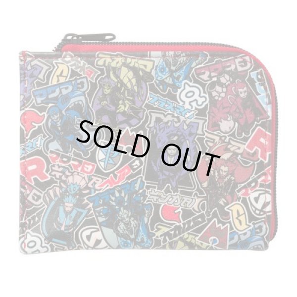 Photo1: Pokemon Center 2018 Rainbow Rocket Campaign Coin Purse Card Pass Case (1)