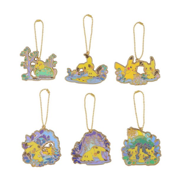 Photo2: Pokemon Center 2018 Mimikyu dayo Metal Charm Collection #3 Key Chain (2)