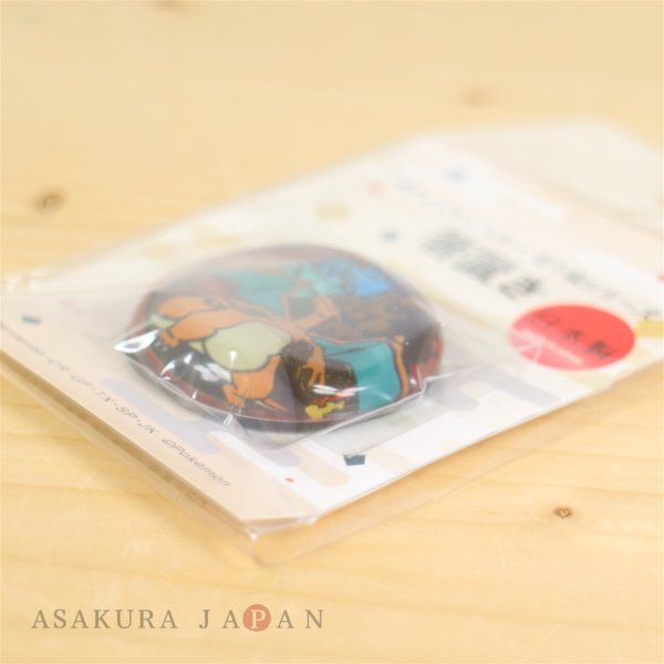 Photo2: Pokemon 2018 Kiri-e art Glass Chopstick rest Charizard Made in Japan (2)