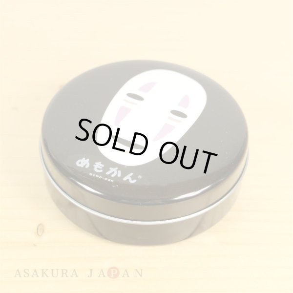 Photo4: Studio Ghibli Spirited Away Kaonashi Tin with notepad (4)