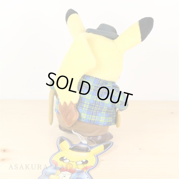 Photo3: Pokemon Center 2018 Tokyo DX Gentleman Pikachu Plush doll (3)