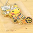 Photo2: Pokemon Center 2018 Tokyo DX Acrylic Charm Key Chain #8 Glitter Firefighter Pikachu (2)