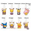 Photo4: Pokemon Center 2018 Tokyo DX Acrylic Charm Key Chain #8 Glitter Firefighter Pikachu (4)