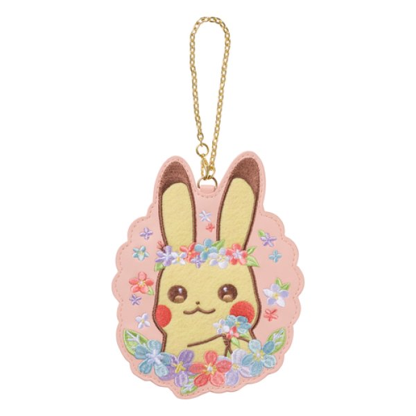 Photo1: Pokemon Center 2018 Pikachu & Eevee’s Easter Card Pass Case Pikachu (1)