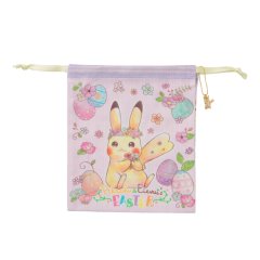Pokemon Center 2018 Pikachu & Eevee’s Easter Pikachu Drawstring Bag