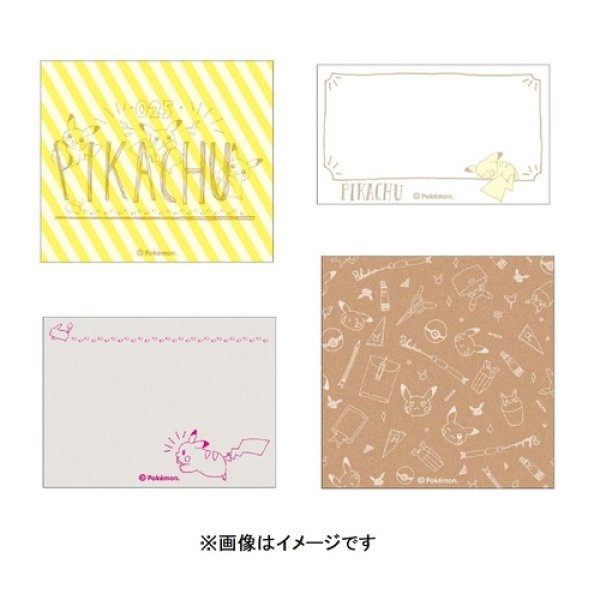 Photo2: Pokemon Center 2018 Pikachu drawing Sticky note yellow (2)