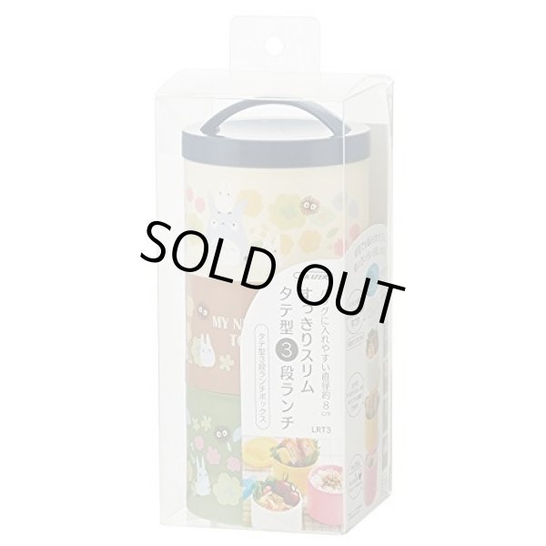 Photo3: Studio Ghibli Lunch box My Neighbor Totoro Three-stage Bottle type Garden Bento (3)