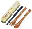 Photo1: Studio Ghibli Lunch box My Neighbor Totoro Chopsticks Fork Spoon Trio set Garden Bento (1)