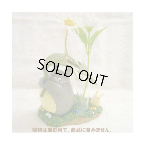 Photo6: Studio Ghibli PLANTER My Neighbor Totoro Two-Flower Vase "Totoro no Ookina Happa no Kasa" (6)