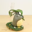 Photo3: Studio Ghibli PLANTER My Neighbor Totoro Two-Flower Vase "Totoro no Ookina Happa no Kasa" (3)