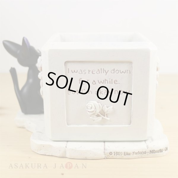 Photo5: Studio Ghibli PLANTER Kiki's Delivery Service "Jiji White flower pot" (5)