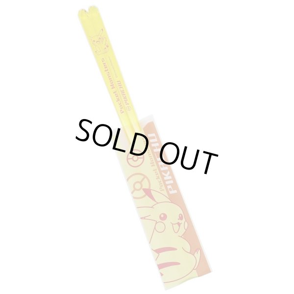 Photo2: Pokemon Transparent chopsticks Adult Size 5 pcs set Pikachu Mimikyu Eevee Mew Snorlax (2)