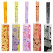 Photo1: Pokemon Transparent chopsticks Adult Size 5 pcs set Pikachu Mimikyu Eevee Mew Snorlax (1)