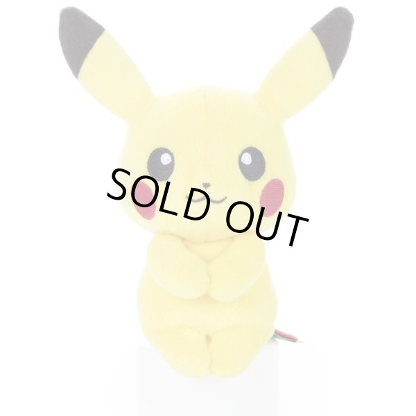 Photo1: Pokemon 2018 Takara Tomy Arts Chokkori-san Sitting Plush Chokkori Pikachu (1)