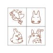 Photo2: Studio Ghibli Mini Rubber Stamp with inkpad set My Neighbor Totoro #7 (2)