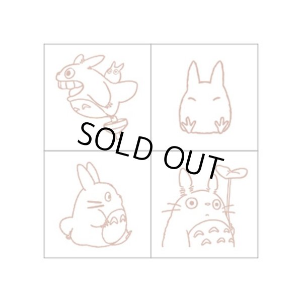 Photo2: Studio Ghibli Mini Rubber Stamp with inkpad set My Neighbor Totoro #7 (2)