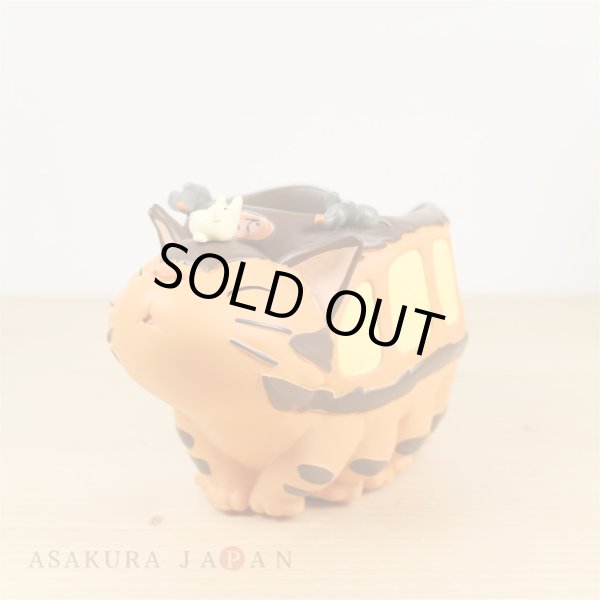 Photo2: Studio Ghibli My Neighbor Totoro Neko Cat bus Figure Pen Stand Penholder (2)