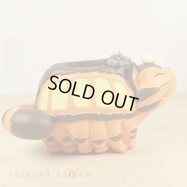 Photo5: Studio Ghibli My Neighbor Totoro Neko Cat bus Figure Pen Stand Penholder (5)