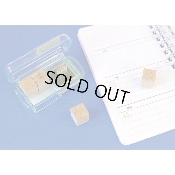 Photo3: Studio Ghibli Mini Rubber Stamp with inkpad set My Neighbor Totoro #3 (3)