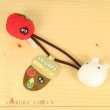 Photo1: Studio Ghibli Hair Accessory band My Neighbor Totoro Sho Totoro & Tomato (1)