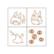 Photo2: Studio Ghibli Mini Rubber Stamp with inkpad set My Neighbor Totoro #2 (2)