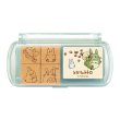 Photo1: Studio Ghibli Mini Rubber Stamp with inkpad set My Neighbor Totoro #7 (1)