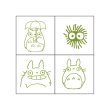Photo2: Studio Ghibli Mini Rubber Stamp with inkpad set My Neighbor Totoro #3 (2)