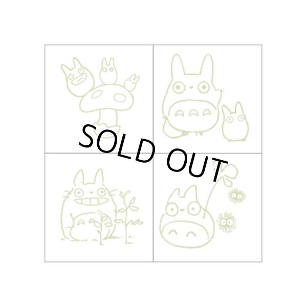 Photo2: Studio Ghibli Mini Rubber Stamp with inkpad set My Neighbor Totoro #1 (2)