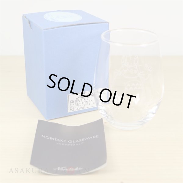 Photo4: Studio Ghibli Noritake Tumbler glass cup My Neighbor Totoro "Totoro White clover" (4)