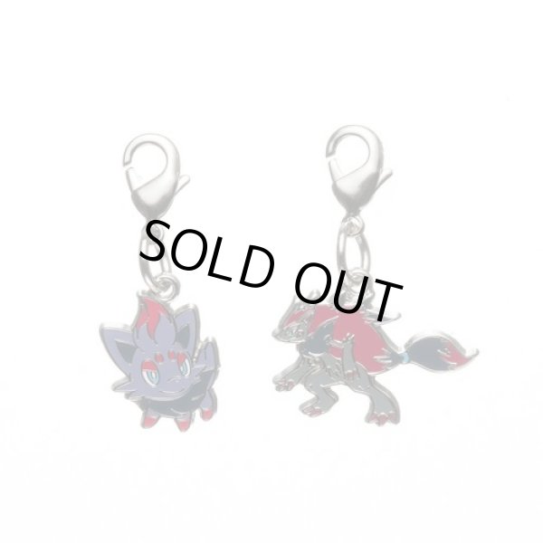 Photo1: Pokemon Center 2012 Metal Charm # 570 571 Zorua Zoroark (1)